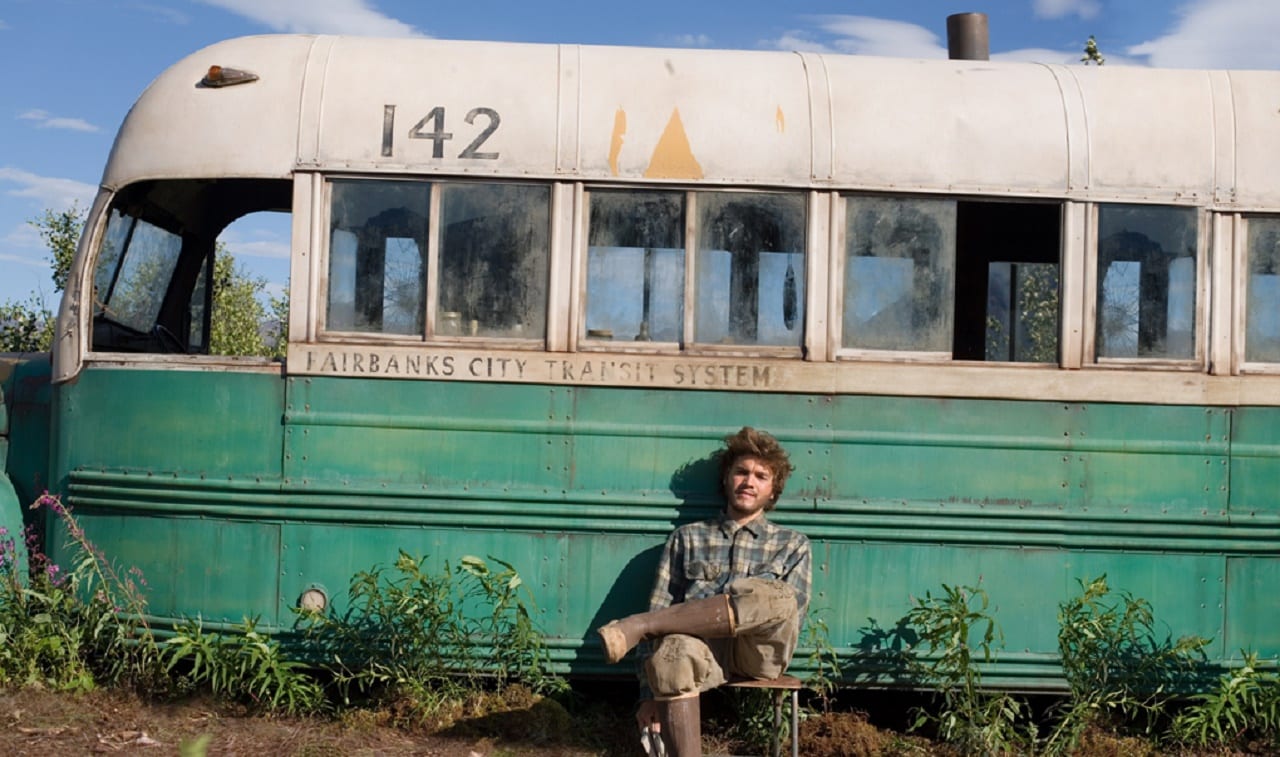 Into the Wild: Emile Hirsch in una scena del film (fonte: Bim Distribuzione)