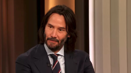 Keanu Reeves ospite al talk show di Drew Barrymore