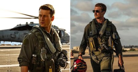 Rooster e Hangman in Top Gun: Maverick