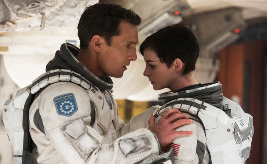 Una scena di Interstellar