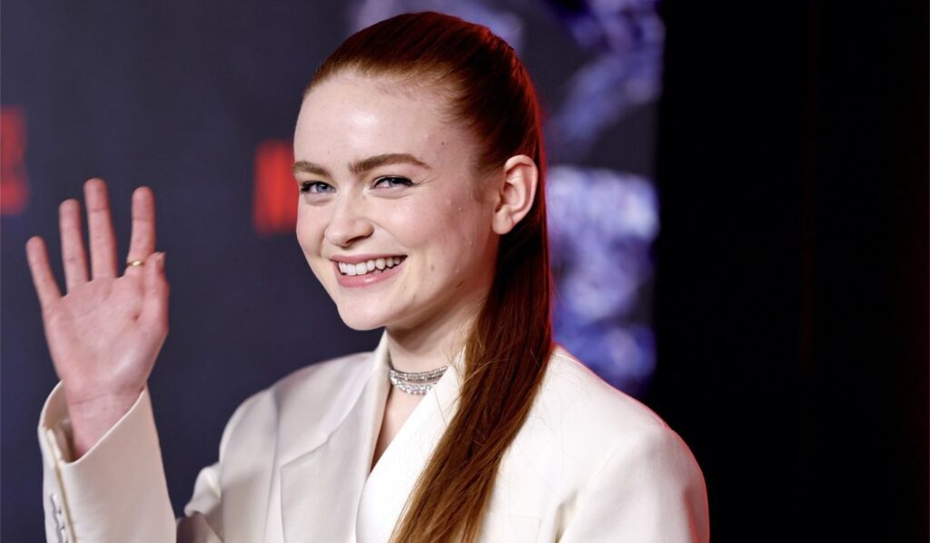 Sadie Sink alla première di Stranger Things