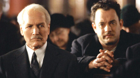 Tom Hanks e Paul Newman in Era mio padre