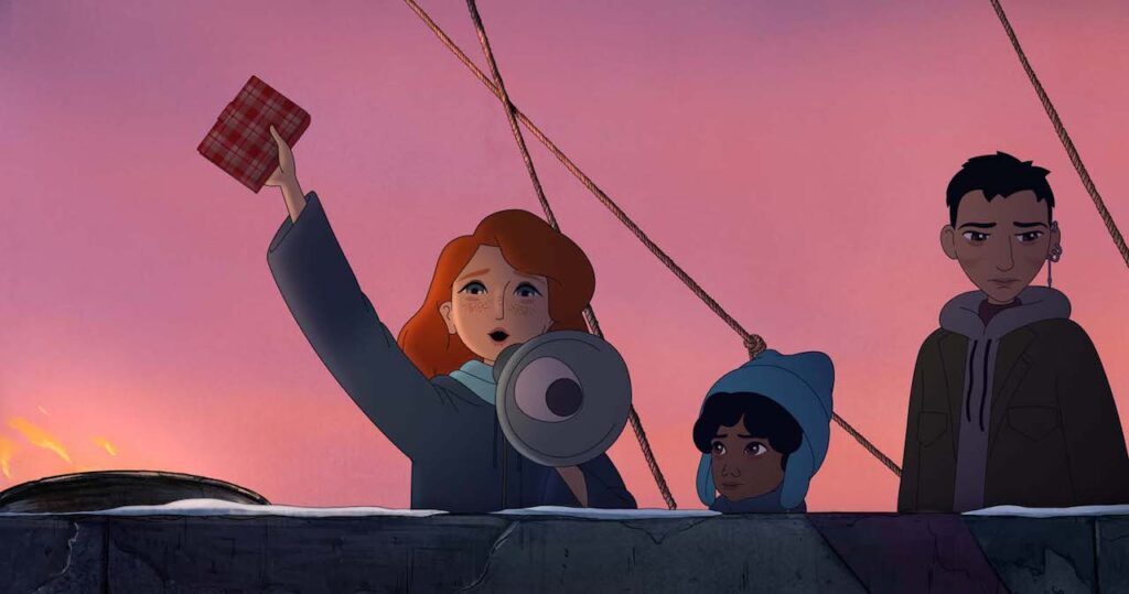 Una sequenza di Anna Frank e il diario segreto