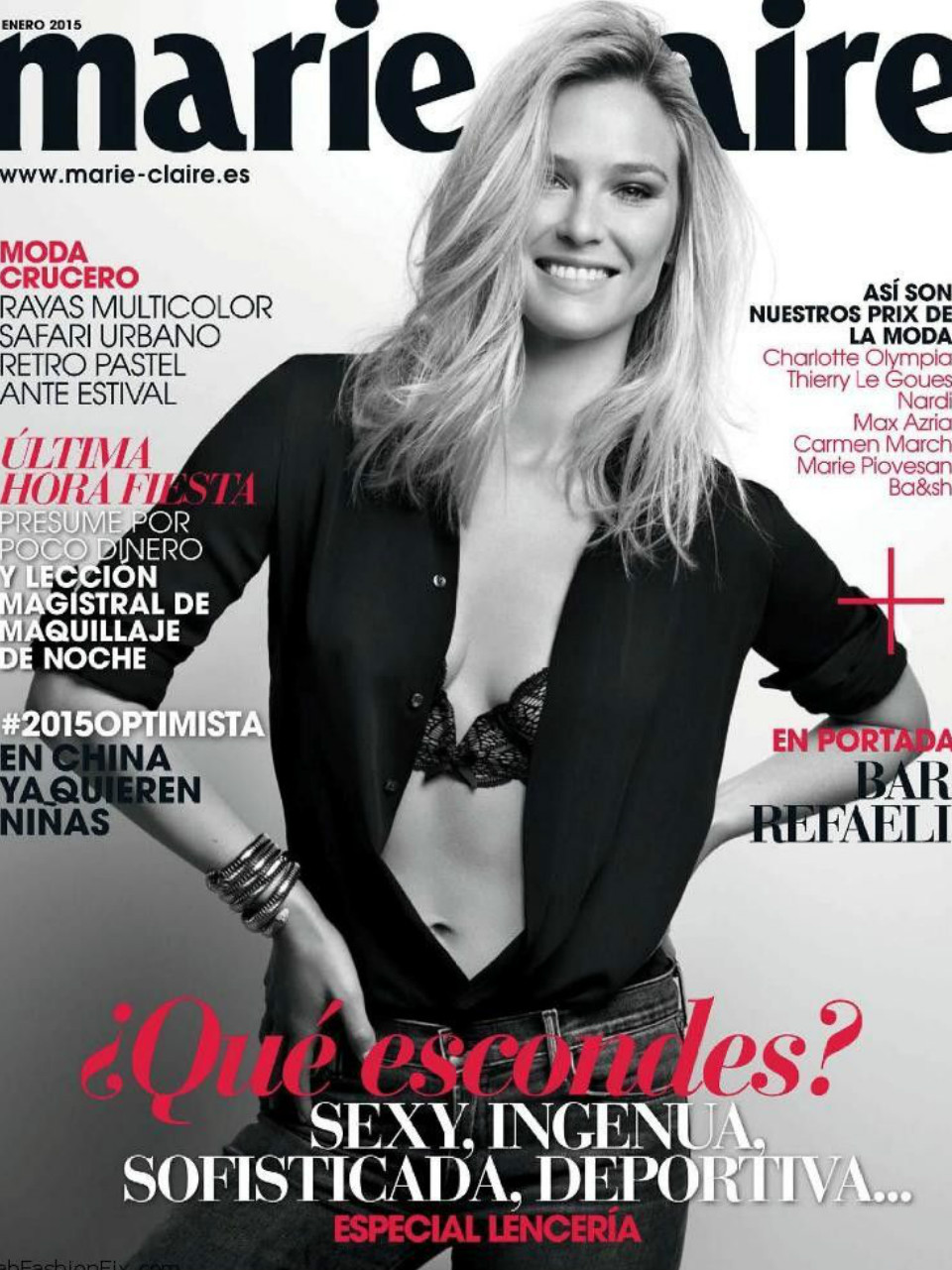 Bar Refaeli in cover su Marie Claire