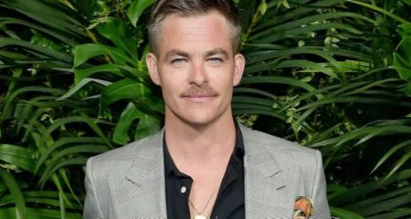 Primo piano di Chris Pine