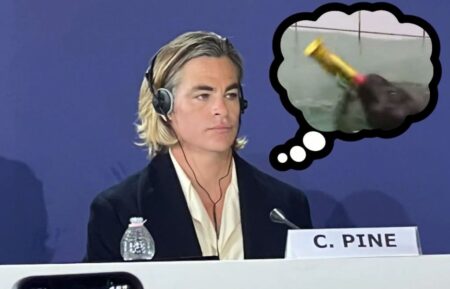 Chris Pine a Venezia 2022, un meme