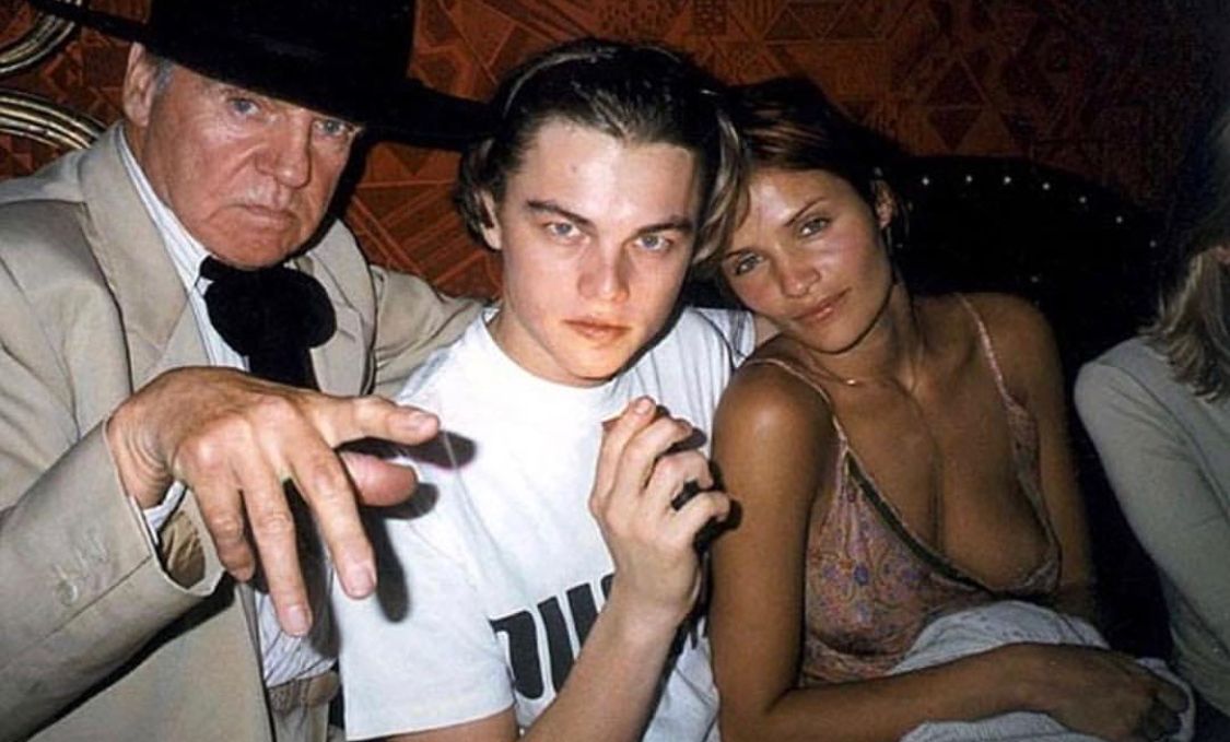 Leonardo DiCaprio ed Helena Christensen