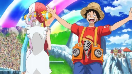 Un fotogramma di One Piece Film: Red