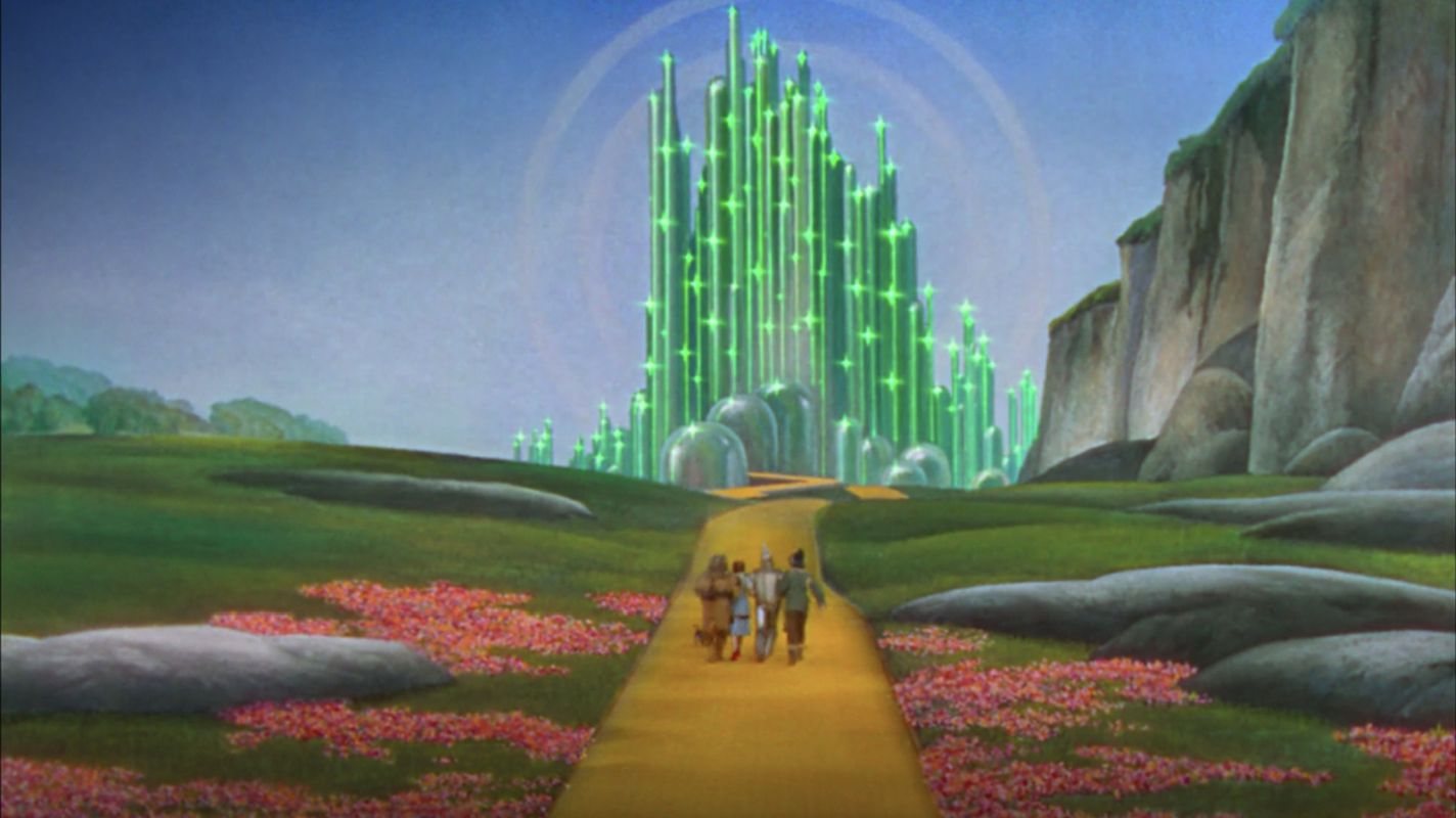 Una delle scene più famose del film Il Mago di Oz