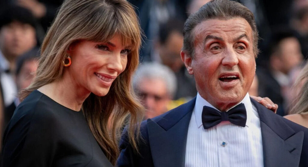 Sylvester Stallone e la moglie sul red carpet