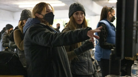 Jlo sul set di The Mother