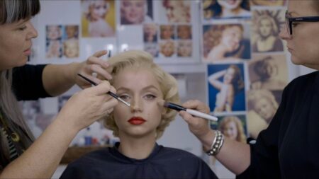 La trasformazione di Ana de Armas in Marilyn Monroe per Blonde