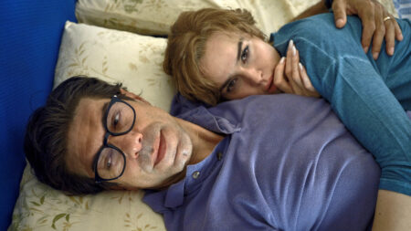 Pierfrancesco Favino, Kasia Smutniak in una scena de Il colibrì