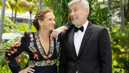 Julia Roberts e George Clooney in Ticket to Paradise