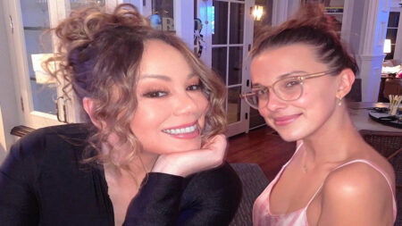 Millie Bobby Brown e Mariah Carey