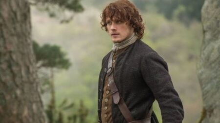 Sam Heughan in Outlander