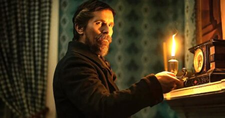 Christian Bale in The Pale Blue Eyes