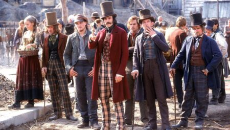 Una scena di Gangs of New York
