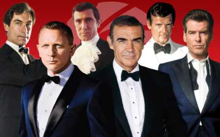 un'immagine con tutti gli attori di james bond