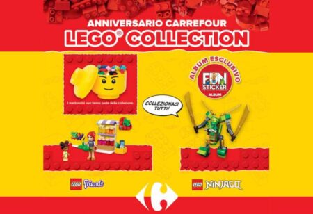 Carrefour Lego Collection i premi della raccolta tutta mattoncini Lego Collection