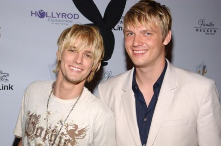 Nick Carter con il fratello Aaron