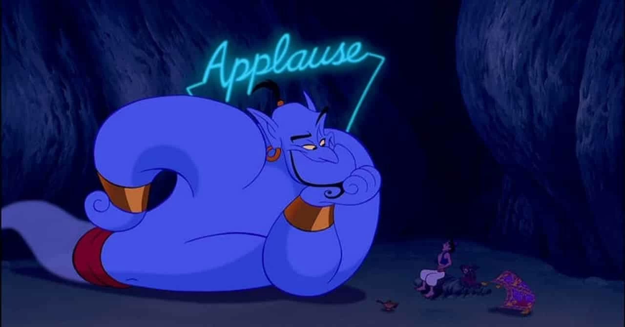 una scena di Aladdin