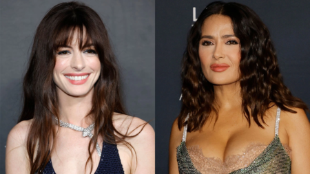 Anne Hathaway e Salma Hayek