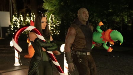 drax e mantis in Guardiani della Galassia Holiday Special