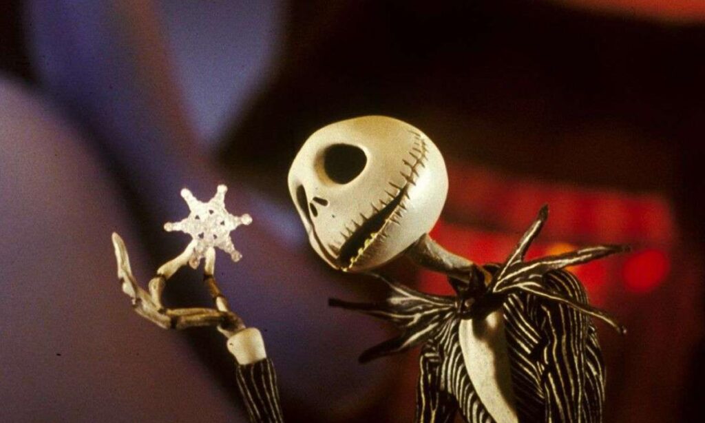 Una scena di Nightmare Before Christmas