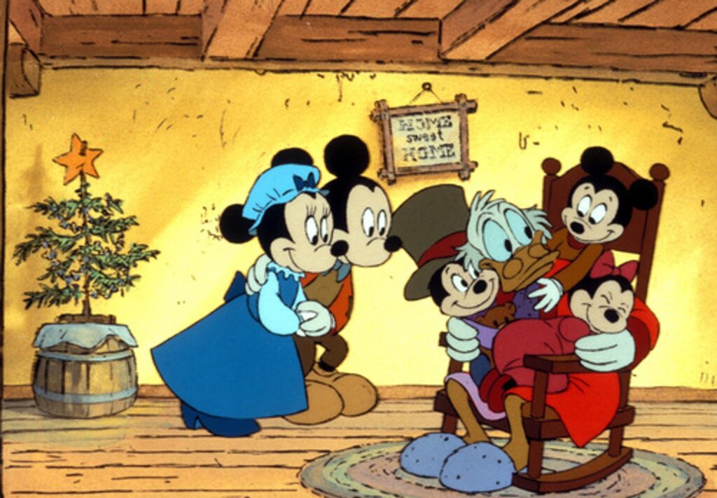 Il Canto di Natale di Topolino, una scena