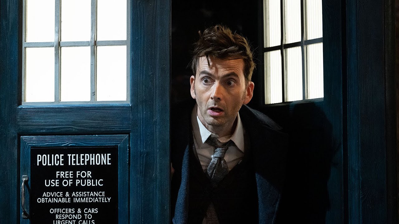 Frame che ritrae David Tennant in Doctor Who