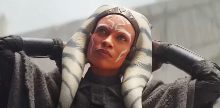 Frame che raffigura Rosario Dawson in Ahsoka