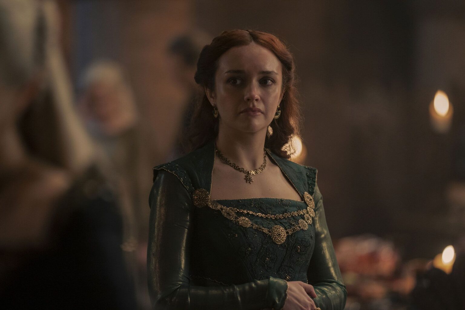 Olivia Cooke è Alicent Hightower in House Of The Dragon [HBO]