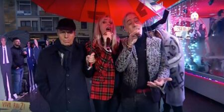 jalisse e bruno vespa ospiti di Fiorello