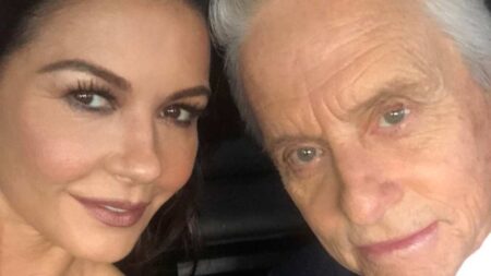 Catherine Zeta Jones e Michael Douglas