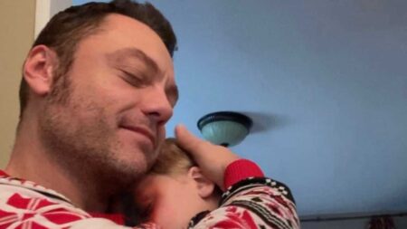 Tiziano Ferro e suo figlio