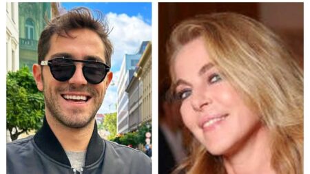 Tommaso Zorzi e Claudia Gerini