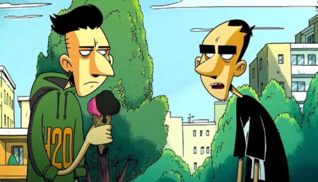 Un frame da Strappare lungo i bordi