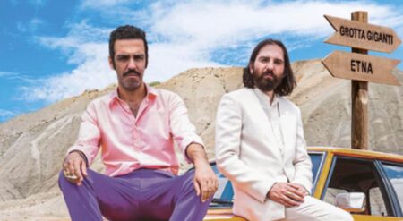 Frame che ritrae Colapesce e Dimartino