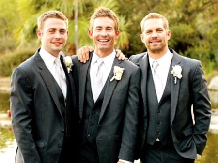 Paul Walker con i fratelli Cody e Caleb