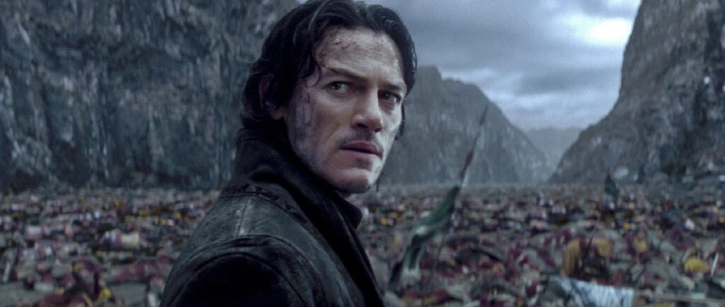 Frame che ritrae Luke Evans in Dracula Untold