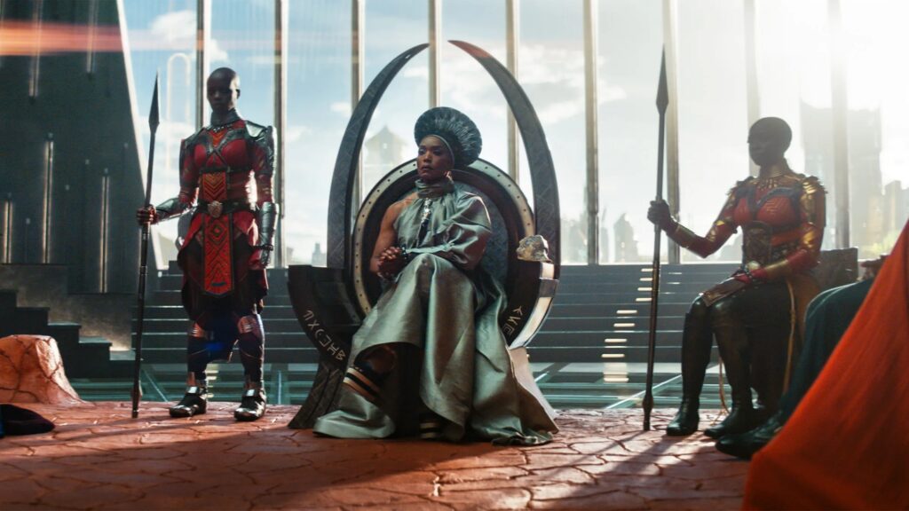 Frame tratto da Black Panther: Wakanda Forever