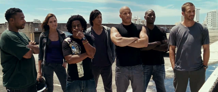 Una scena di Fast & Furious 5