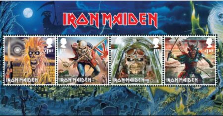 Francobolli degli Iron Maiden
