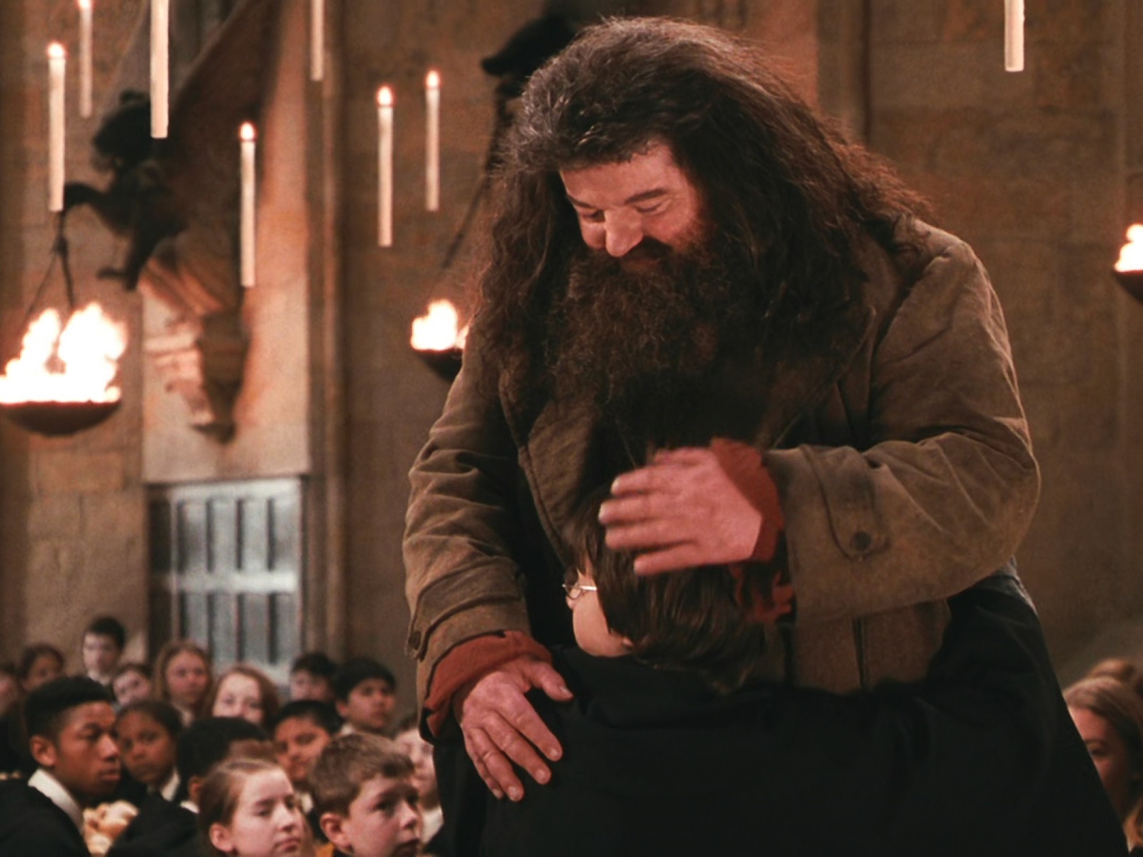 Una scena di Harry Potter e la pietra filosofale