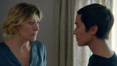 Valeria Bruni Tedeschi e Stéphanie Blanchoud in La ligne - La linea invisibile