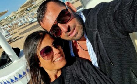 Sara Tommasi e il marito