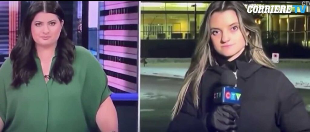 Canada, malore in diretta per una giornalista del TG: “Scusa, non mi sento bene” (VIDEO)