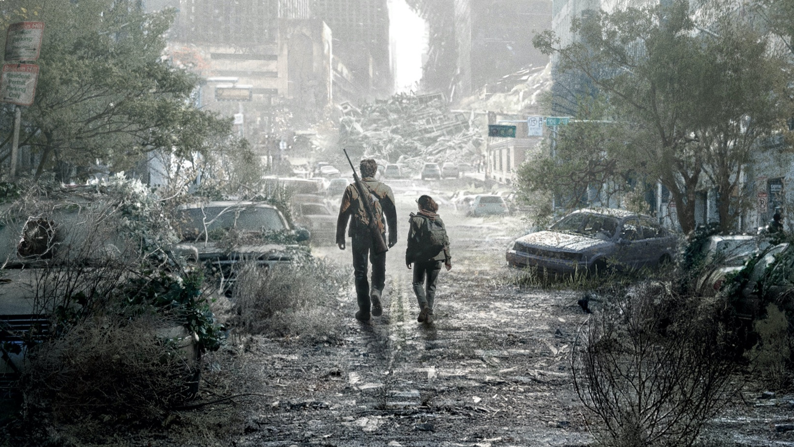 Un evocativo poster della serie tv The Last of Us