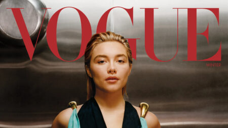 Florence Pugh nella copertina di Vogue